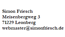 webmaster [a•t] simonfriesch•de